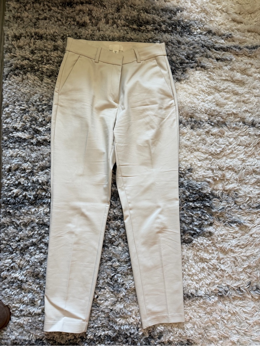 H&M Women’s Slim Dress Pants in Light Beige | 6